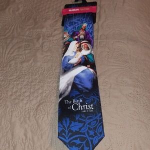 Celebrate Together Blue Religious Tie